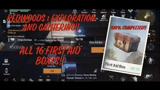 Undawn: Redwoods Explorations: All 16 First Aid Boxes!!