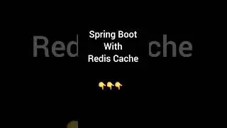 Spring Boot With Redis Cache