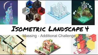 Isometric Drawing Art Lesson for Kids 4: Massing Challenge (Video Game Design Project)