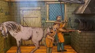 Jean Schoenner Nuremberg - Blacksmith around 1893 with steam engine 121/1 around 1900 | ccmagnus