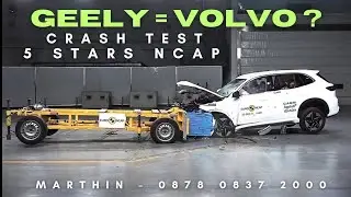 CRASH TEST GEELY EX5❗VOLVO DNA - 5 STARS SAFETY