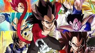 EVOLUTION OF VEGETA TEAM! | VEGETA LINEAGE TEAM | DBZ DOKKAN BATTLE