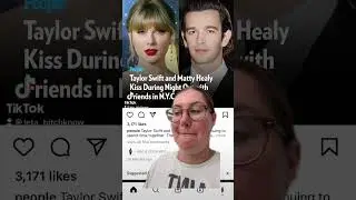 Taylor Swift and Matty Healy seen kissing in New York City #taylorswift #mattyhealy #shortsfeed