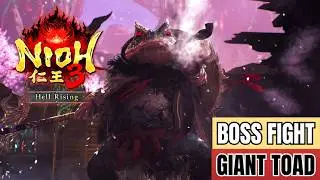 GIANT TOAD BOSS FIGHT NIOH 3  HELL RISING DLC PLAYSTATION 5