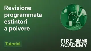 Revisione programmata estintori a polvere