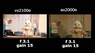 sony vx2100 vs ax2000e videotest