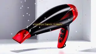 Hear the continuous hair dryer tone and feel all tension fade quietly away
