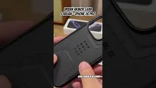 New iPhone 16 Pro x Urban Armor Gear Civilian #iphone #iphone16pro #UAG  #UrbanArmorGear #reviwes