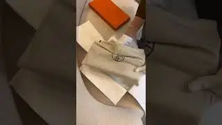 Hermes Black Swift Leather Gold Plated Kelly Cut Bag