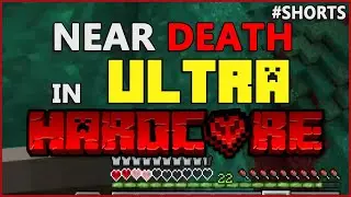 ALMOST Dying in ULTRA HARDCORE Minecraft!
