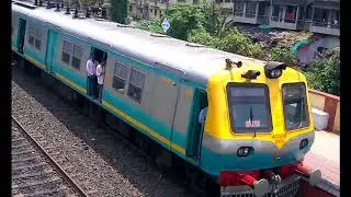 Howrah-Barddhaman (Chord) Local Entering Bally Station//New Train//Eastern Railways