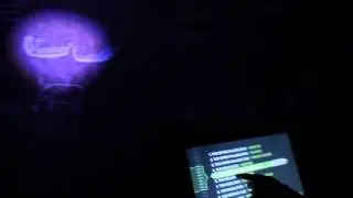 Interactive lighting installation at the Gobustan Museum in Azerbaijan