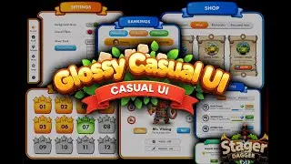 Unity Game UI - Casual Glossy UI Assetstore