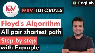 Floyd's Algorithm | Identify the all pair shortest path | Dynamic Programming