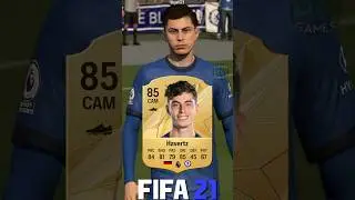 🇩🇪 KAI HAVERTZ fifa evolution (17-25) #eafc25 #fc25 #fifa #havertz #arsenal #chelsea #leverkusen