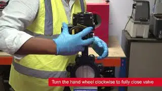 Butterfly Valve Quarter Turn Actuator Mounting Method 2 - Crane FS