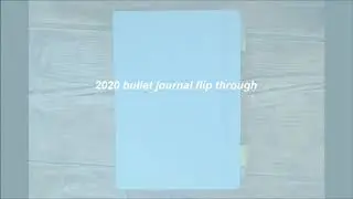 2020 Minimalist Bullet Journal Flip Through