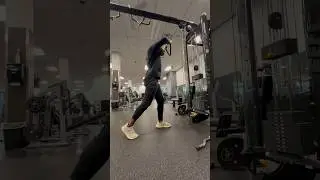 Yeezys on my feet, all black on repeat.  #WorkoutGoals  #shorts #fitness #shoulderworkout