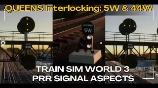 [TSW3] PRR Position Light Signal Aspects @ QUEENS Interlocking (5W + 44W) - Long Island Rail Road