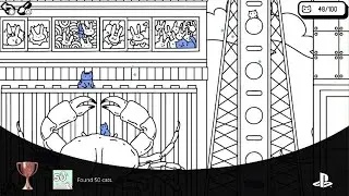 Cats and Seek : Osaka Found 50 Cats trophy PlayStation 5 PS5 Game Guide puzzle casual Find hidden