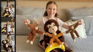 🐵Monkey Stuffed Animals Simian Plush Toys, 25.6 Inches🍌 MorisMos Stuffed Animals #stuffedanimals