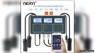 Yieryi WiFi Tuya Smart PH ORP TDS EC SALT S G TEMP CF Monitor Meter Online Aquarium Water Quality