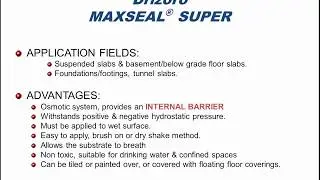 Why Drizoro MAXSEAL&reg; SUPER is better than bentonite membrane
