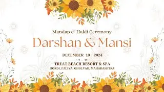 Darshan & Mnsi Haldi Ceremony - 10-12-2024