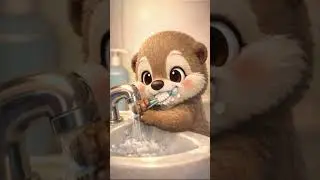 Fevi Brushes Teeth