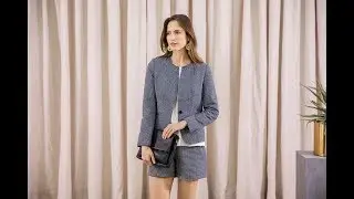 Two ways to wear the jacquard stripe short