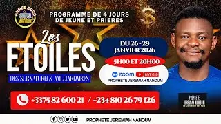 L'ETOILE DU SURNATUREL MILLIADAIRE 6  || RICHESSE ET ABONDANCE ||PROPHETE JEREMIAH NAHOUM