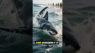 #37.Razor Shark Alert at the Coast! 🌊🦈⚠️