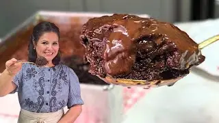FAMOSÃO! TODO MUNDO QUER ESSA RECEITA DE BOLO DE CHOCOLATE QUENTE