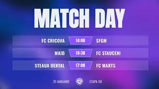 LIGA I | ETAPA XII  |  STEAUA DENTAL -  FC MARTS