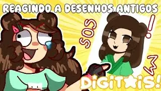 Reagindo a desenhos antigos NO DIGITAL!😰💥😭(s&oacute; desenho feio TvT) | @ArtsdaviviYT 