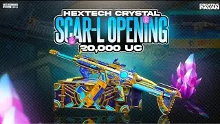 HEXTECH CRYSTAL SCAR-L CRATE OPENING BGMI | NEW HEXTECH CYSTAL SCAR-L LUCKY SPIN NEWS CAR-L SPIN