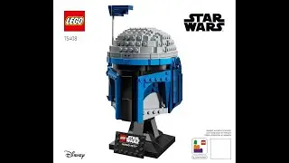 LEGO Instructions | Star Wars | 75408 | Jango Fett Helmet | Helmet Collection | Episode II