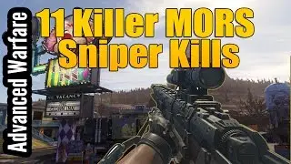 Crazy Sniper Kills - Advanced Warfare MORS One Shot Kills