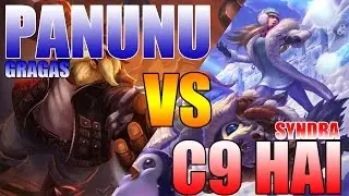 Panunu Gragas vs C9 Hai Syndra
