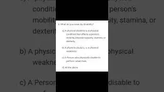 disability Mcqs/ special education mcqs