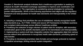 Healthcare Information and Management Systems  HIMSS  Certification Free Practice Test video