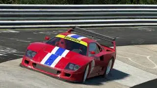 AC EVO 0.4 4K / Ferrari F40 LM / Сквозь зеленый ад со скоростью и весельем
