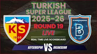 Kayserispor vs Basaksehir Live Scores | 2025-26 Turkish Super League - Round 19