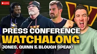 Commanders Press Conference w/Dan Quinn, David Blough, Daronte Jones WATCH PARTY!