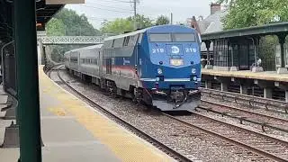 Dobbs Ferry Trains in Two Parts &bull; Amtrak & Metro North Hudson Line