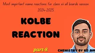 Kolbe's Reaction || Salicylic Acid Formation || Class 12th Organic Chemistry || Name reaction
