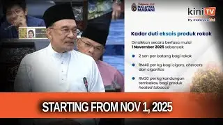 Excise duties on alcohol, cigarettes set to increase from Nov 1