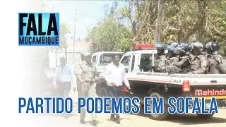 Cidade da Beira: Polícia reforça medidas de segurança com a chegada de Venâncio Mondlane @Portal FM | Fala Moçambique