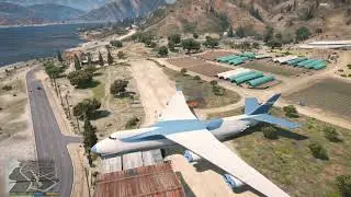 Landing the Cargo Plane at McKenzie Airfield | Minor Turbulence | GTA 5 | Singleplayer