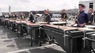 WGI 2014: RCC Front Ensemble warmup